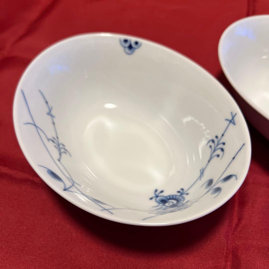 ロイヤルコペンハーゲン楕円形のサラダボウルペア