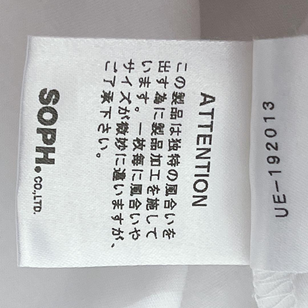 『ユニフォームエクスペリメント』オーバーサイズシャツ ジップポケット プリント