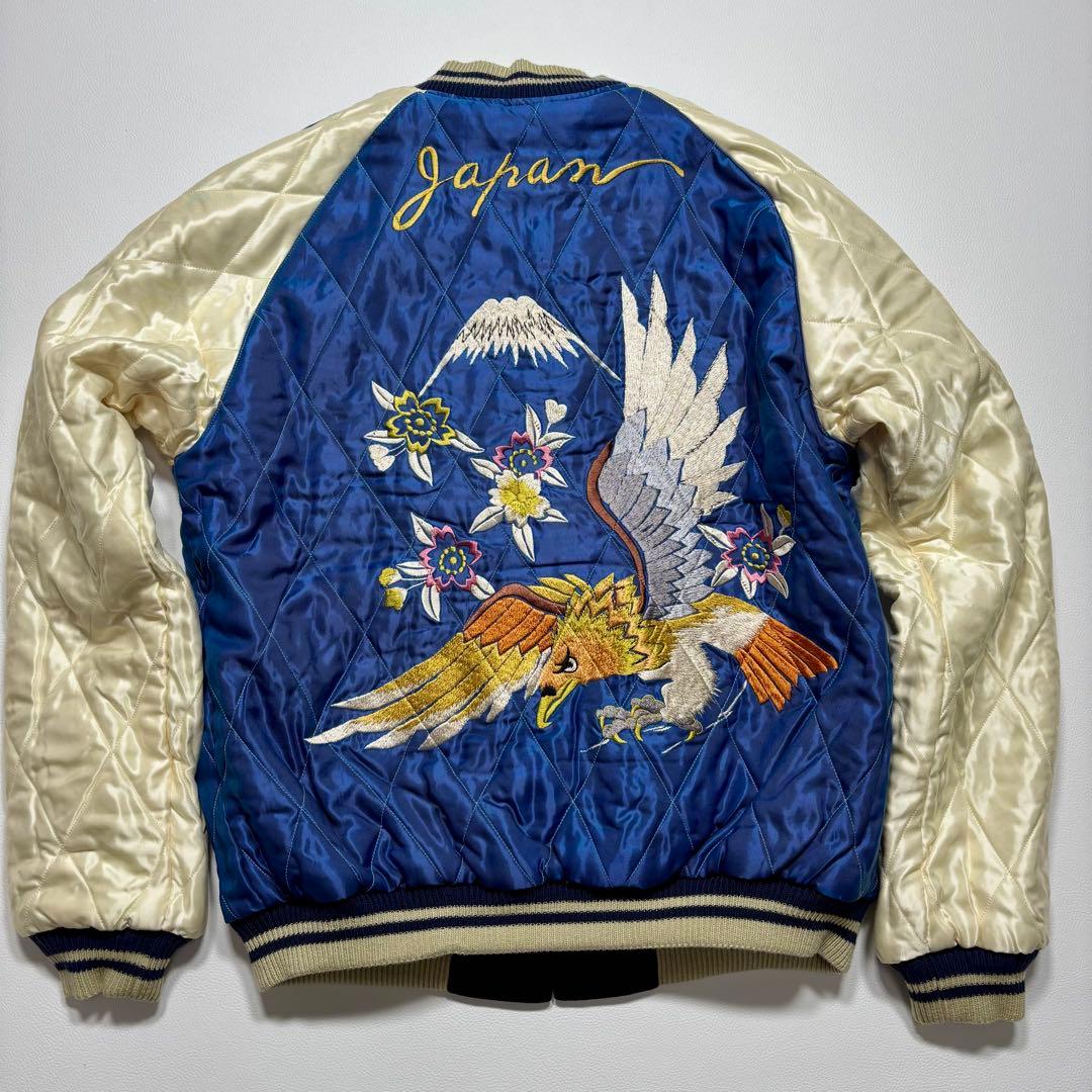 極美品・タグ付き✨ テーラー東洋 別珍 ホワイトタイガー イーグル キルティング