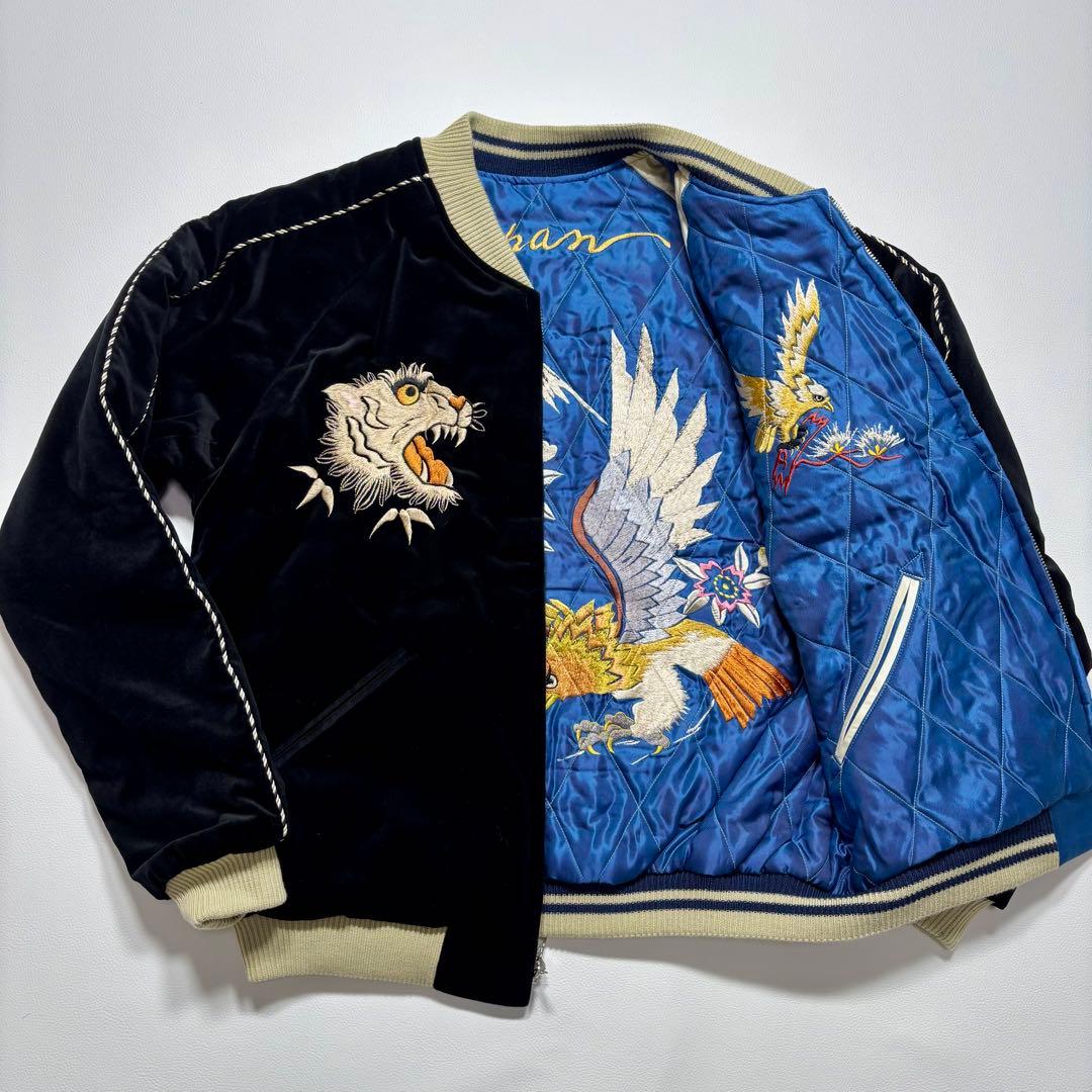 極美品・タグ付き✨ テーラー東洋 別珍 ホワイトタイガー イーグル キルティング