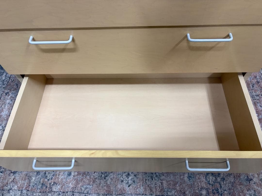 廃盤 無印良品 メープル材 チェスト 4段