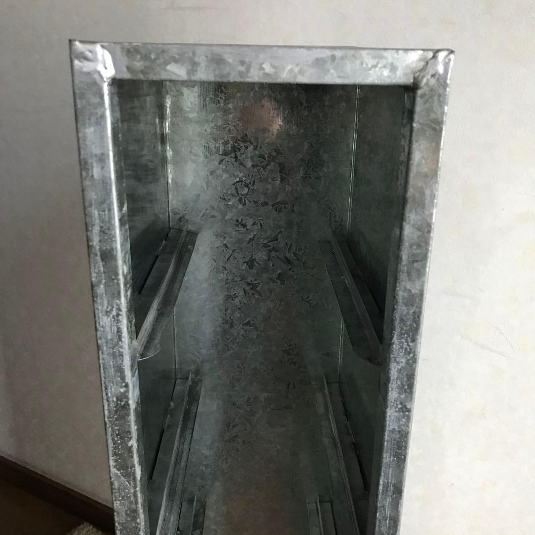 ブリキ　6段ボックス　引き出し　小物入れ　アンティーク家具