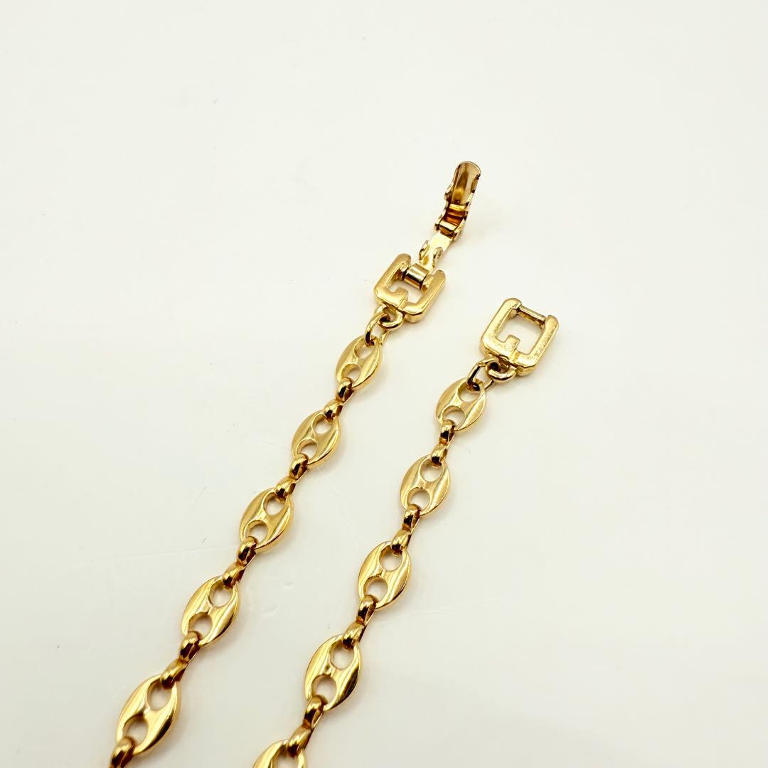 【極美品】GIVENCHY ジバンシー　ブレスレット　チェーン　ゴールド　19㎝
