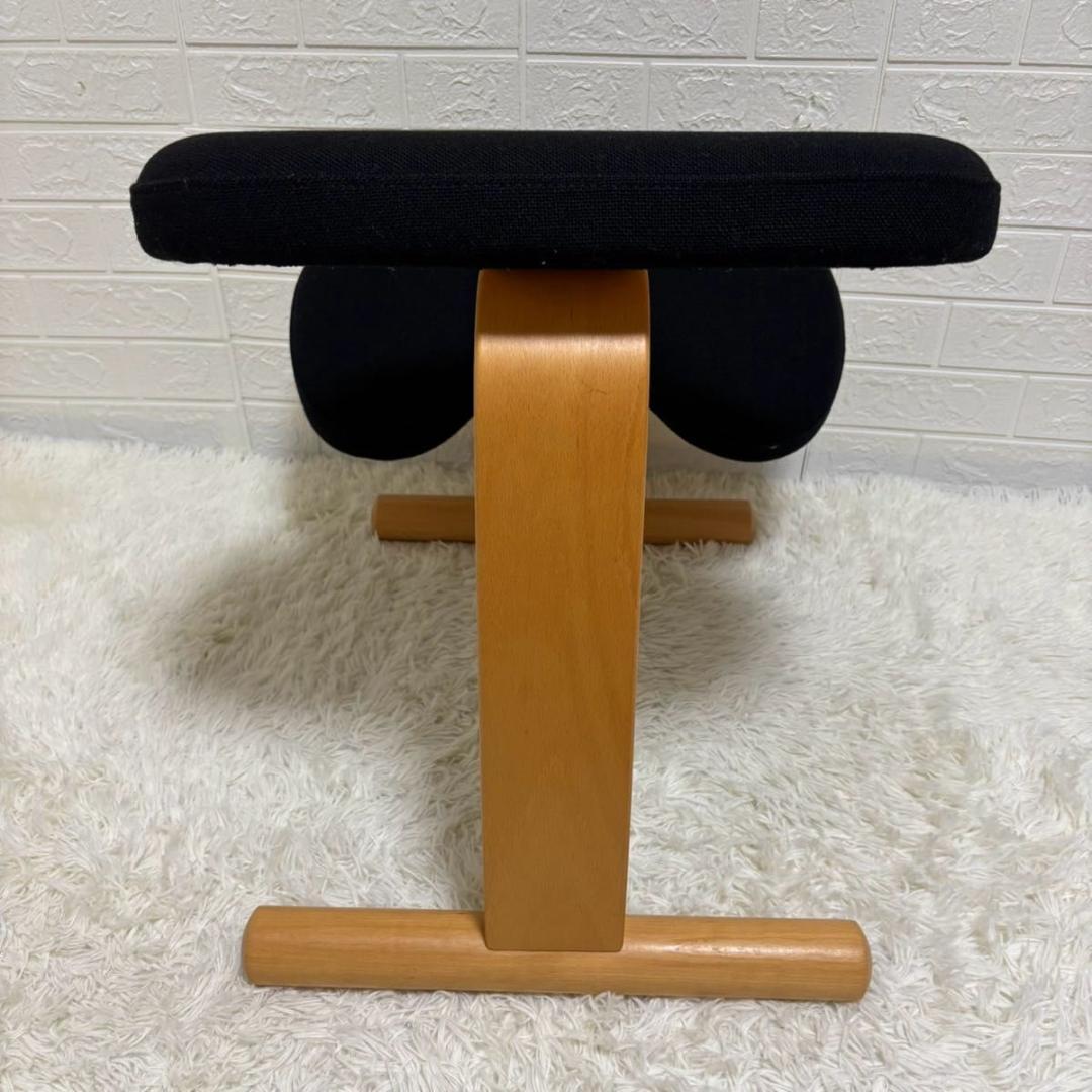 【美品】バランスチェア　イージー　リボ社　ブラック