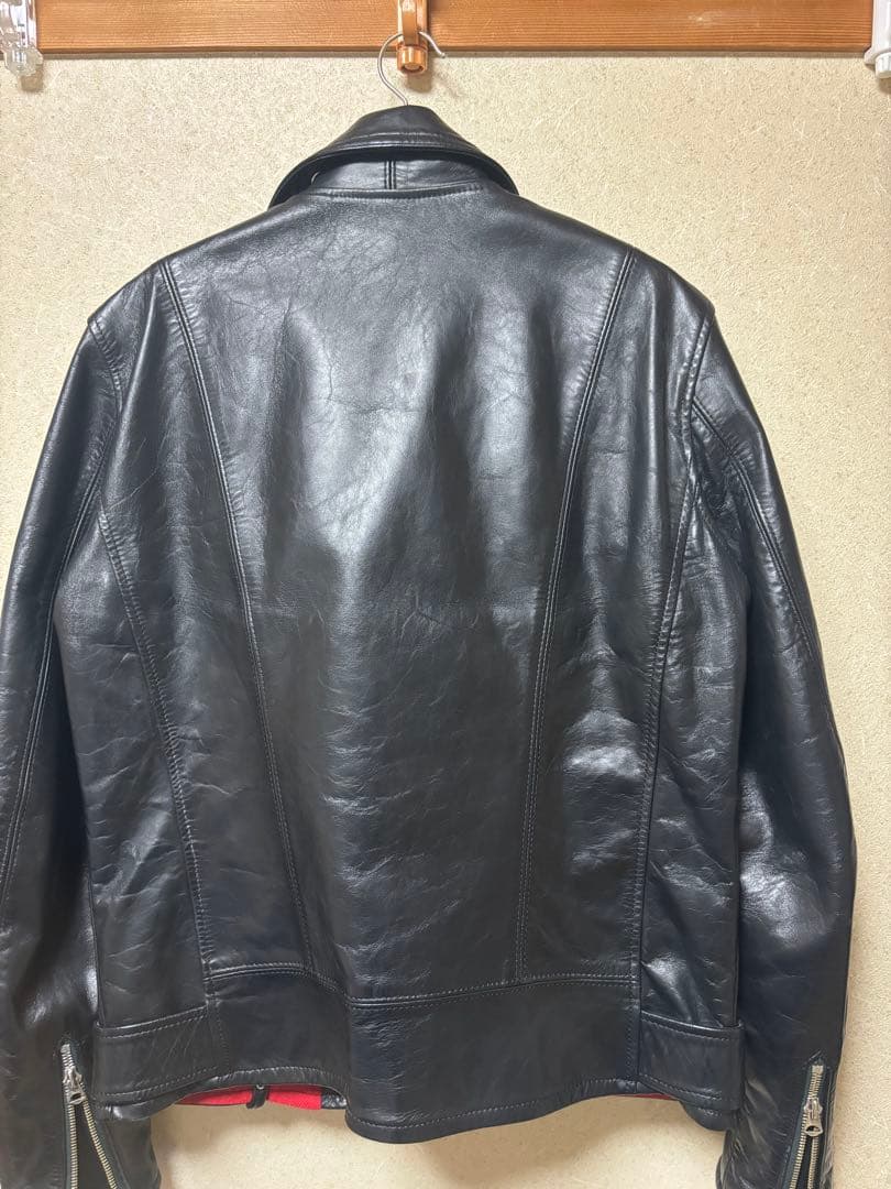 marka wear ホースハイド　ダブルライダースジャケット