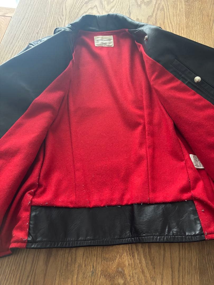 marka wear ホースハイド　ダブルライダースジャケット