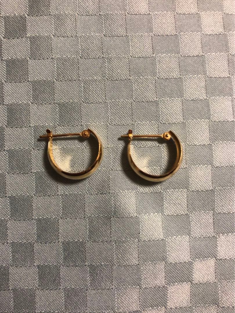 k18 フープピアス