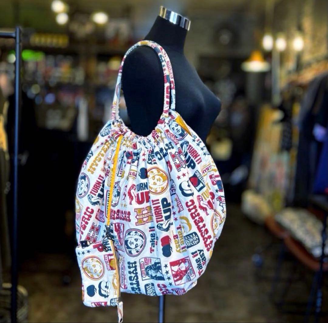 【極美品】HYSTERIC GLAMOUR ヒスガール ロゴ ポーチ付きバッグ大