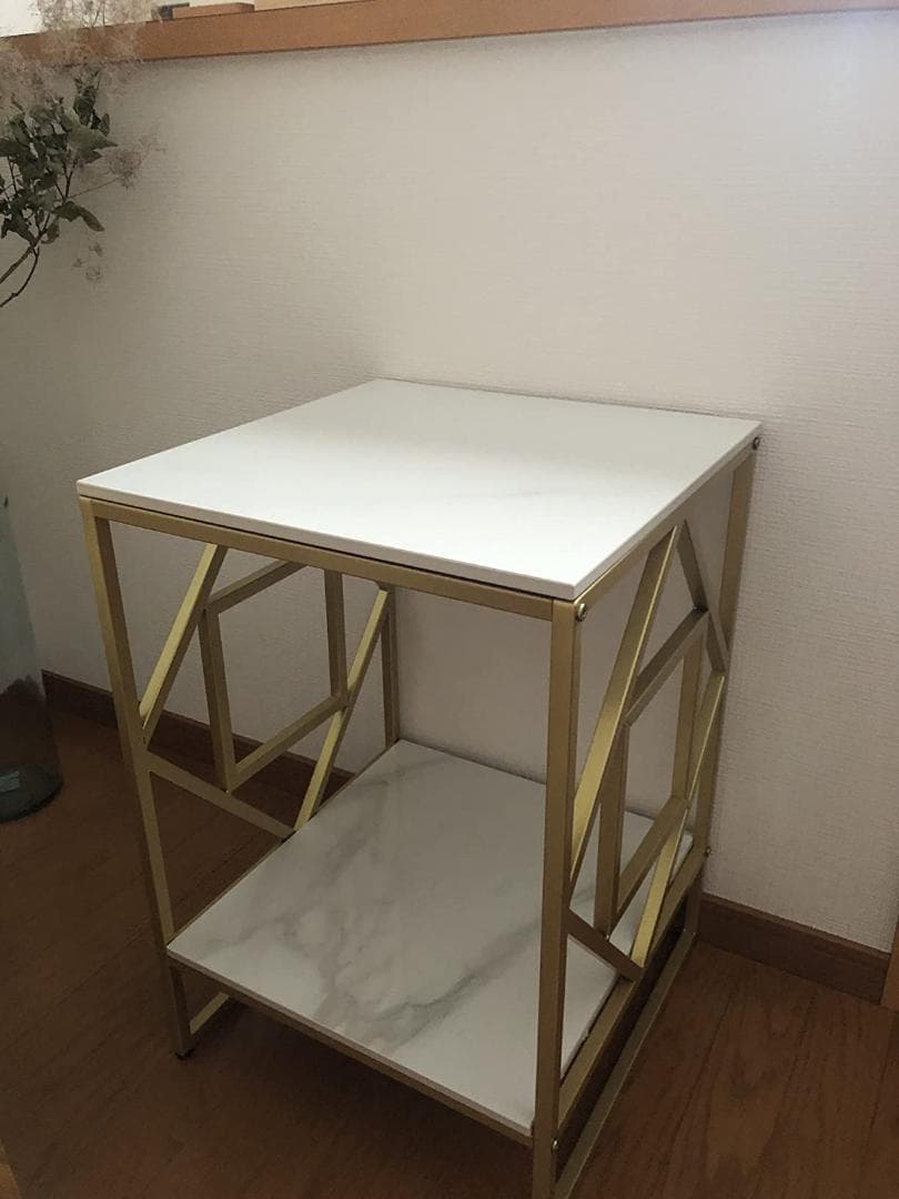 スタイリッシュなベッドサイドテーブル 40x40x58cm