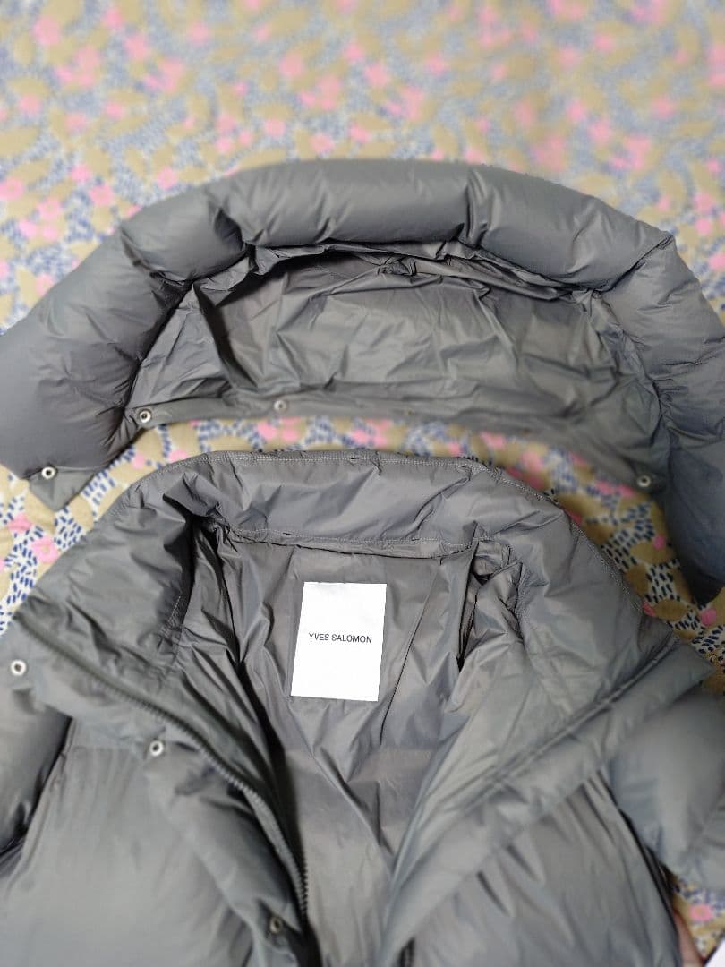 ソ*マ様 新品 yves salomon イヴサロモン ダウン グレー