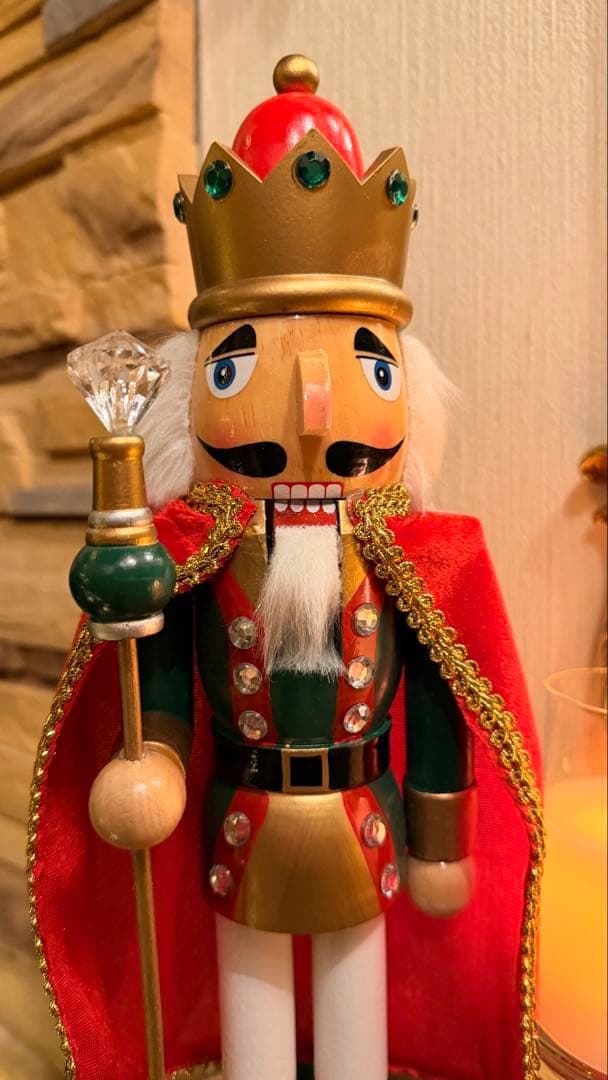 新品未使用王様くるみ割り人形 38cm｜ウィーン購入｜クラシック装飾｜
