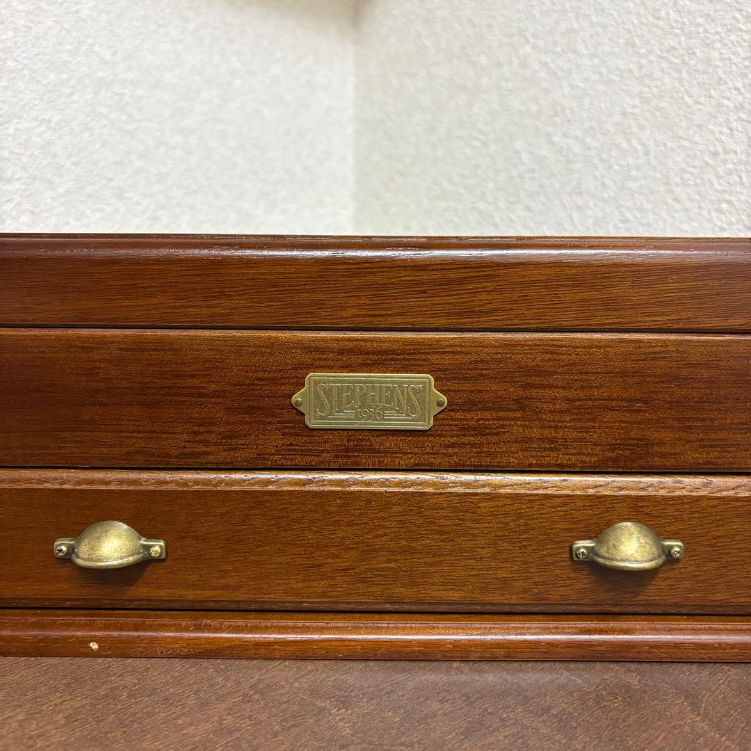 【希少】アンティーク stephens 1936 二段 コレクションケース　指輪