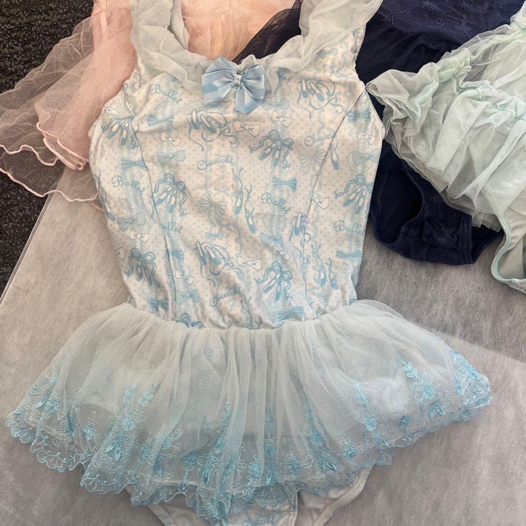 チャコット バレエレオタード ５点セット　130