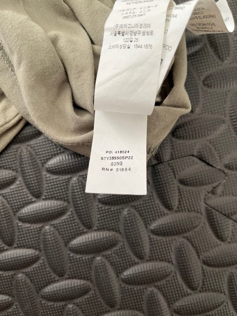 【美品】パタゴニアオーガニックP6ラベルタンクトップ　M