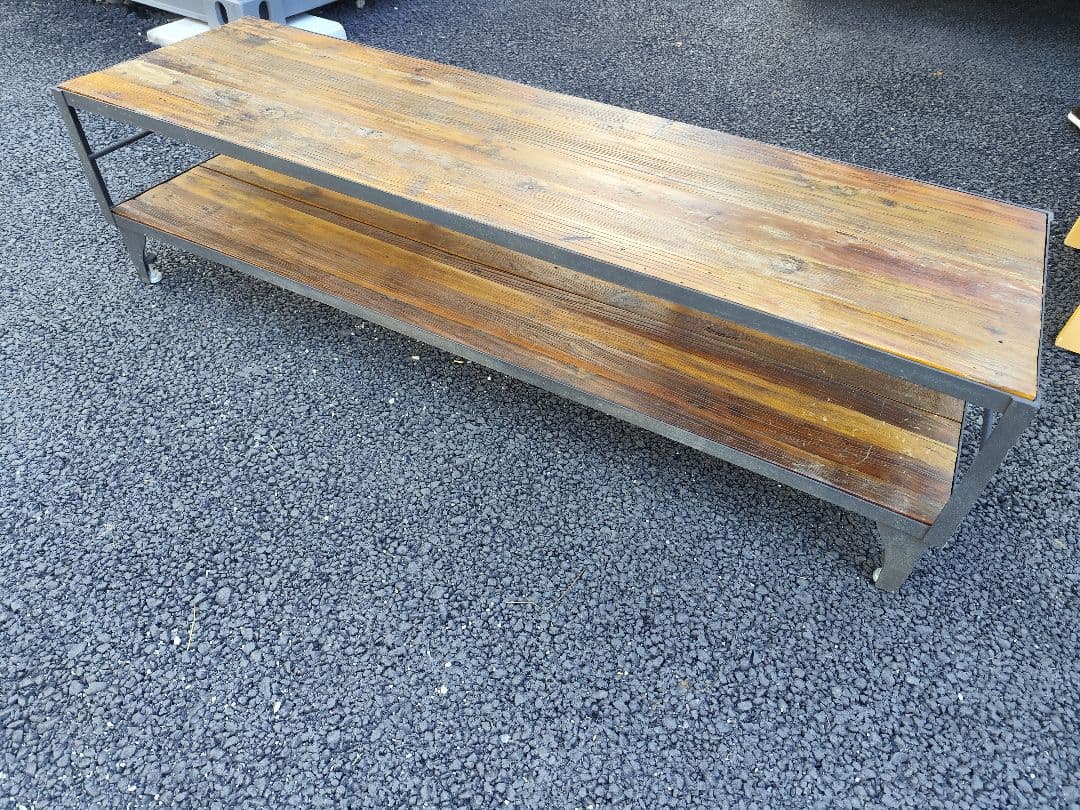 【関東圏限定】ノットアンティークス テレビボード W1480 古材 アイアン