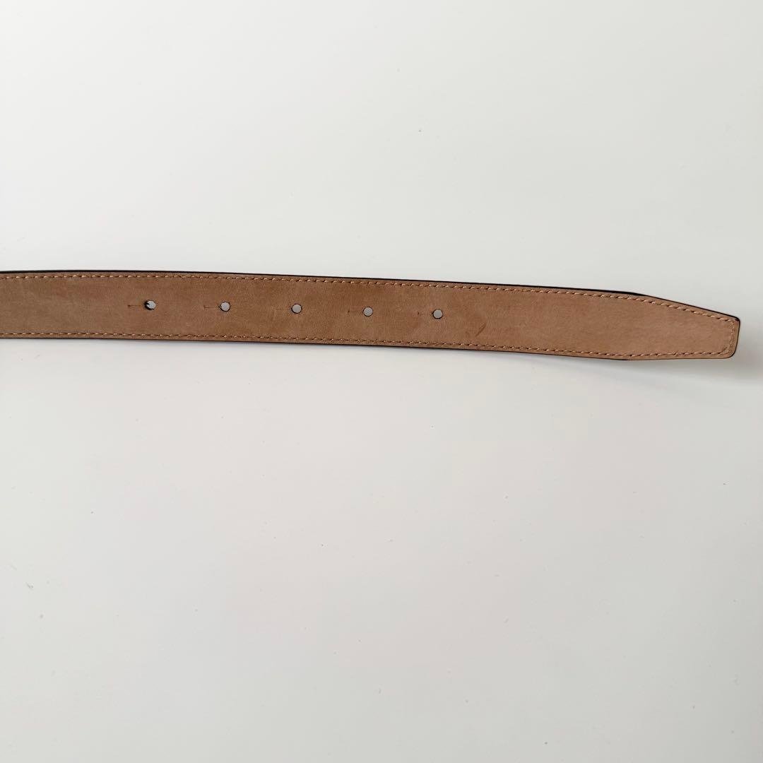 【極美品】ドルチェ&ガッバーナ ベルト ゴールドプレート メンズコレクション 黒