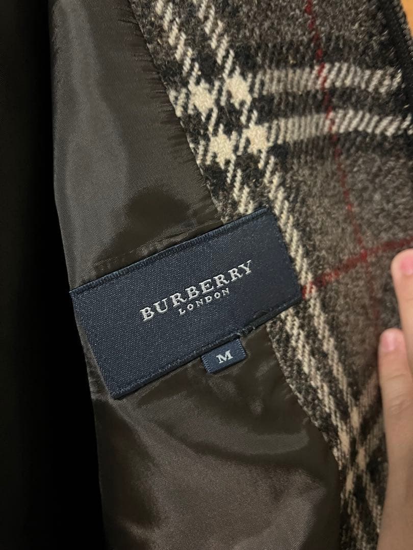 バーバリー　ロンドン　BURBERRY チェック柄 ニット　ジャケット