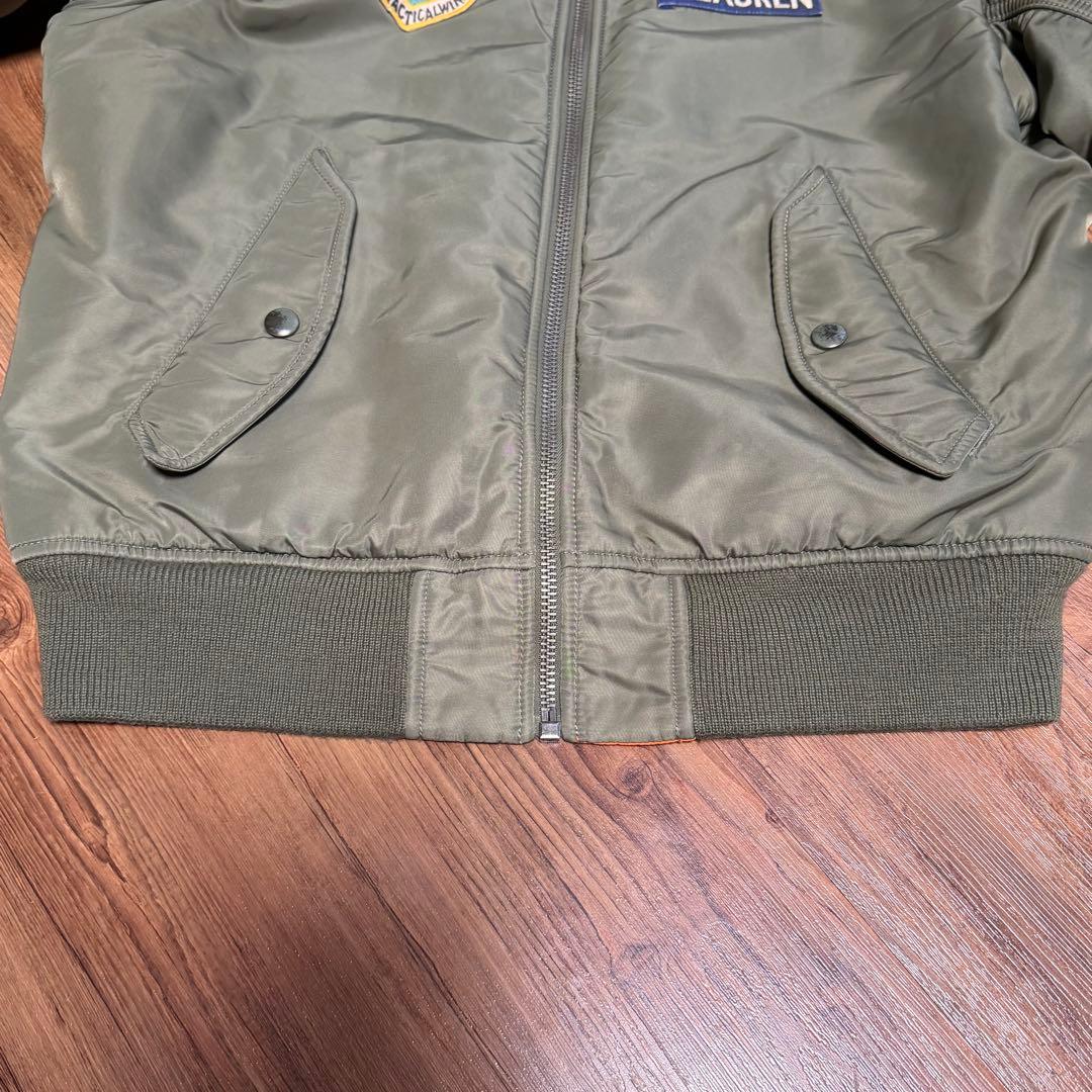 ポロラルフローレン MA-1 フライトジャケット オリーブグリーン　Mサイズ