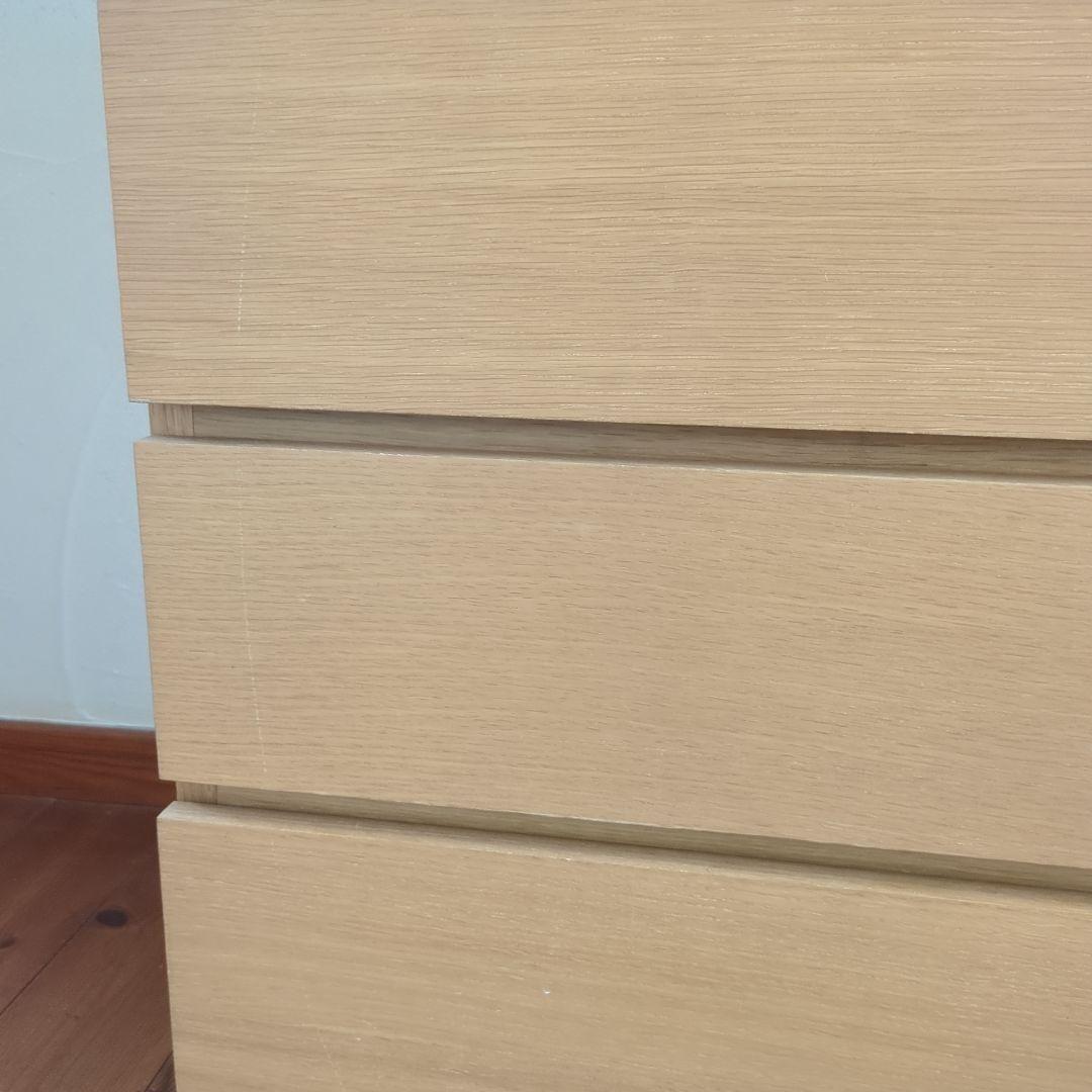 【送料込み】無印良品　オーク材チェスト4段　シンプル　人気家具　引き出し