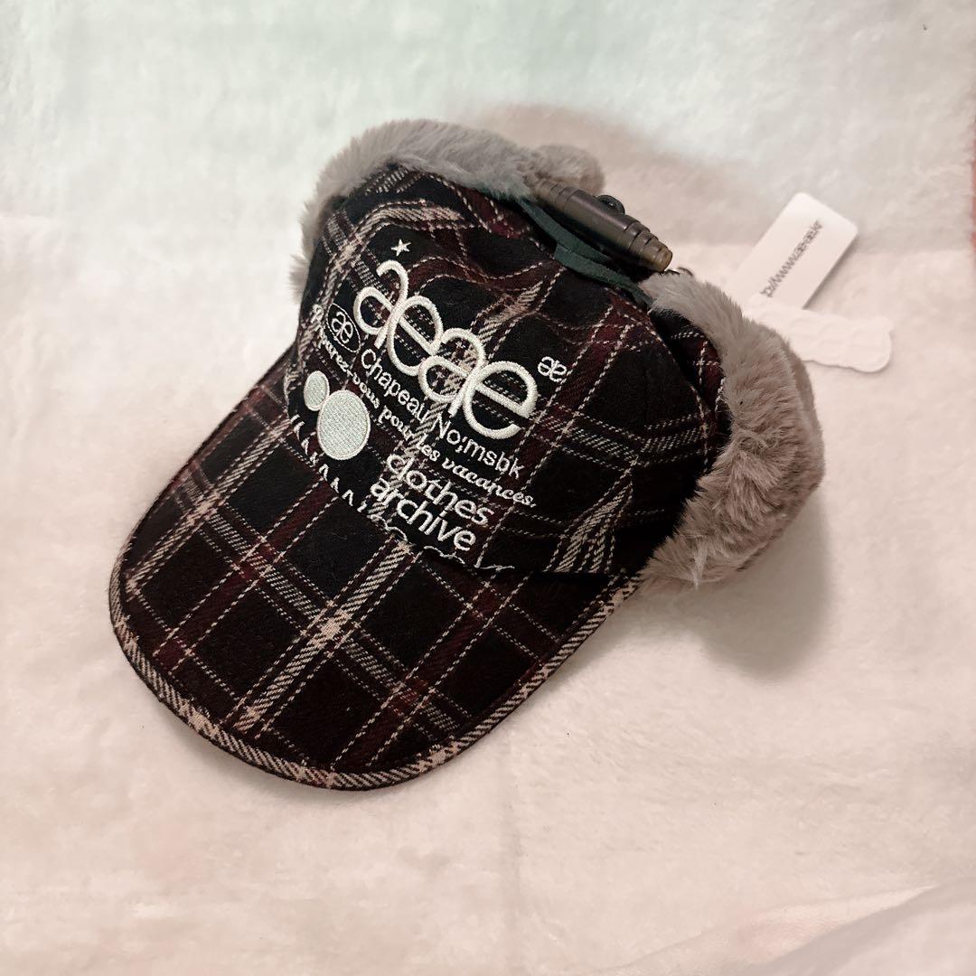 新品未使用☆aeae WEB LOGO TROOPER CAP ブラック