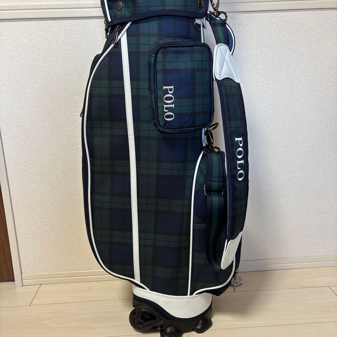 POLO GOLFポロゴルフ キャディバッグ キャスター付き ラルフローレン