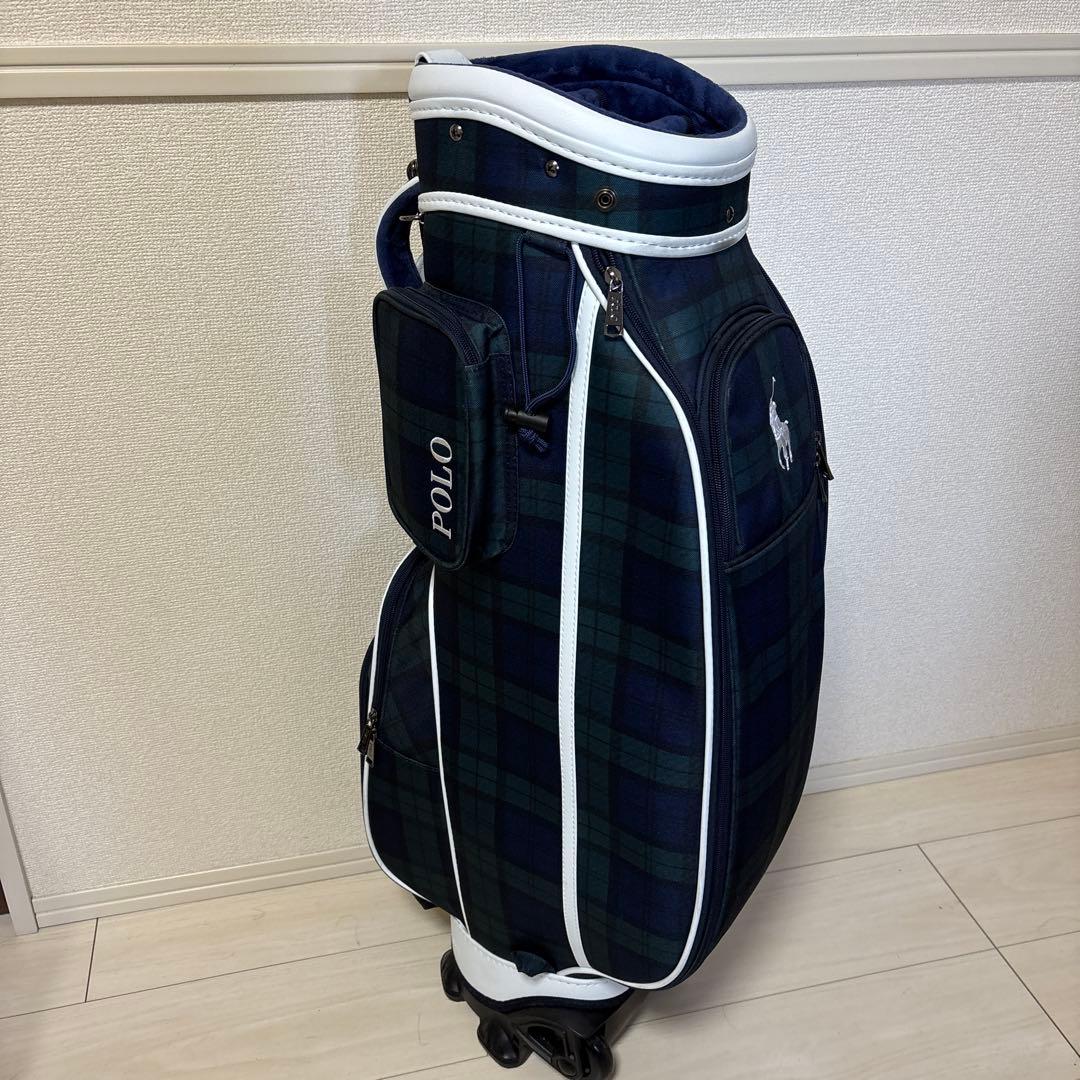 POLO GOLFポロゴルフ キャディバッグ キャスター付き ラルフローレン