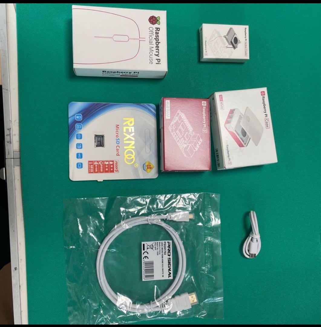 [送料込み]Raspberry Pi 5 4GB 7品セット