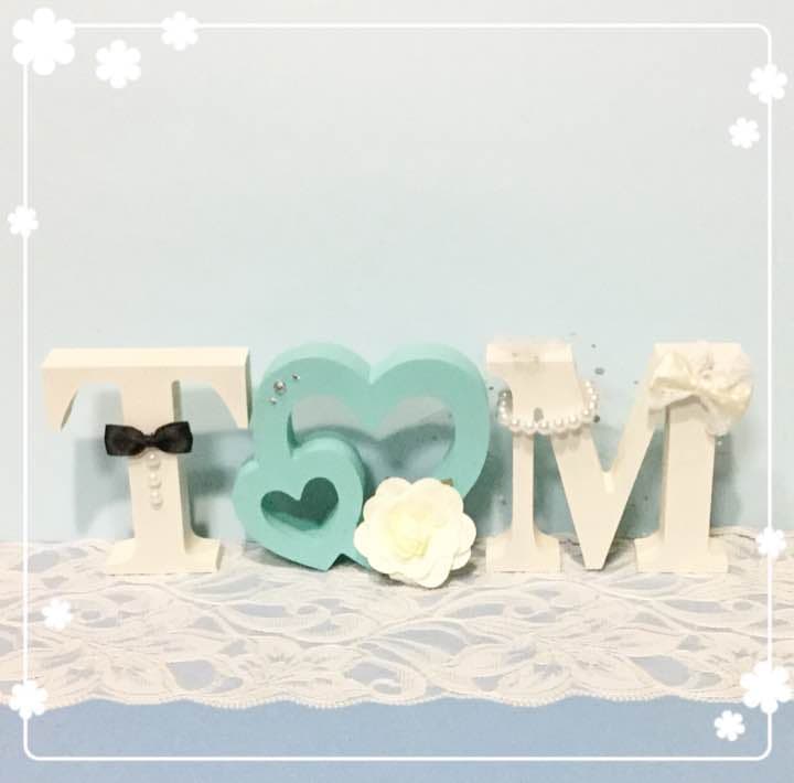 ac様確認用♡ウエディングバージョン・イニシャルオブジェ