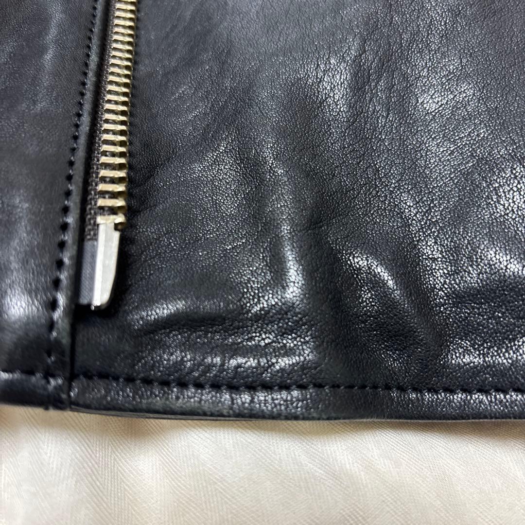 アパルトモンLisiereリジエール　ライダースジャケット　34 ブラック