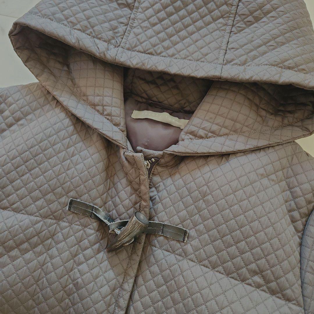 セオリーリュクス サイズ40 ダウンコート ダッフルコート カーキ オリーブ