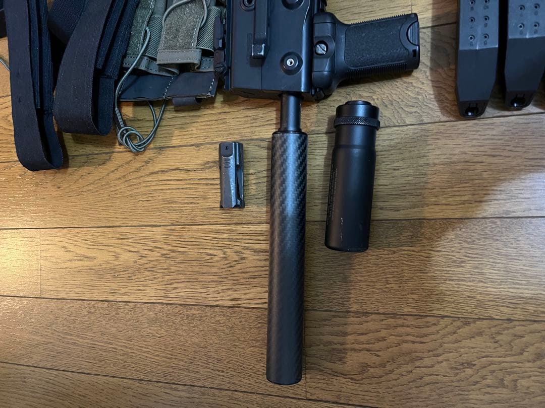 電動トイガン ブラック 調整可能m4ストック付き　クリスベクター　美品