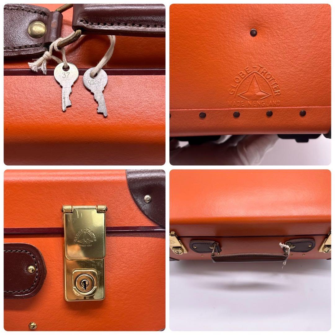 美品 グローブトロッター キャリーケース センテナリー ロゴ 2way 鍵2本
