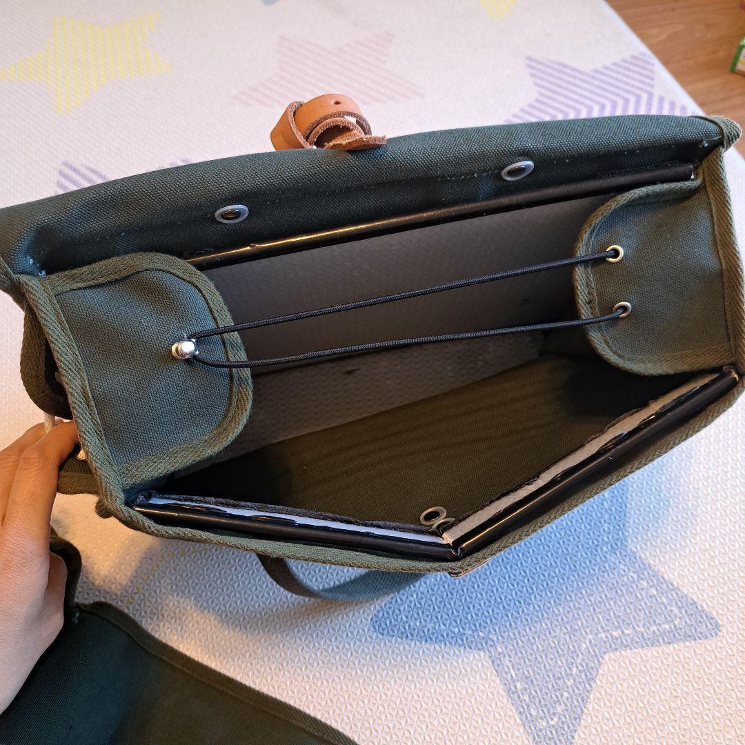 OSTRICH オーストリッチ　自転車　車体装着バッグ オリーブグリーン　ペア