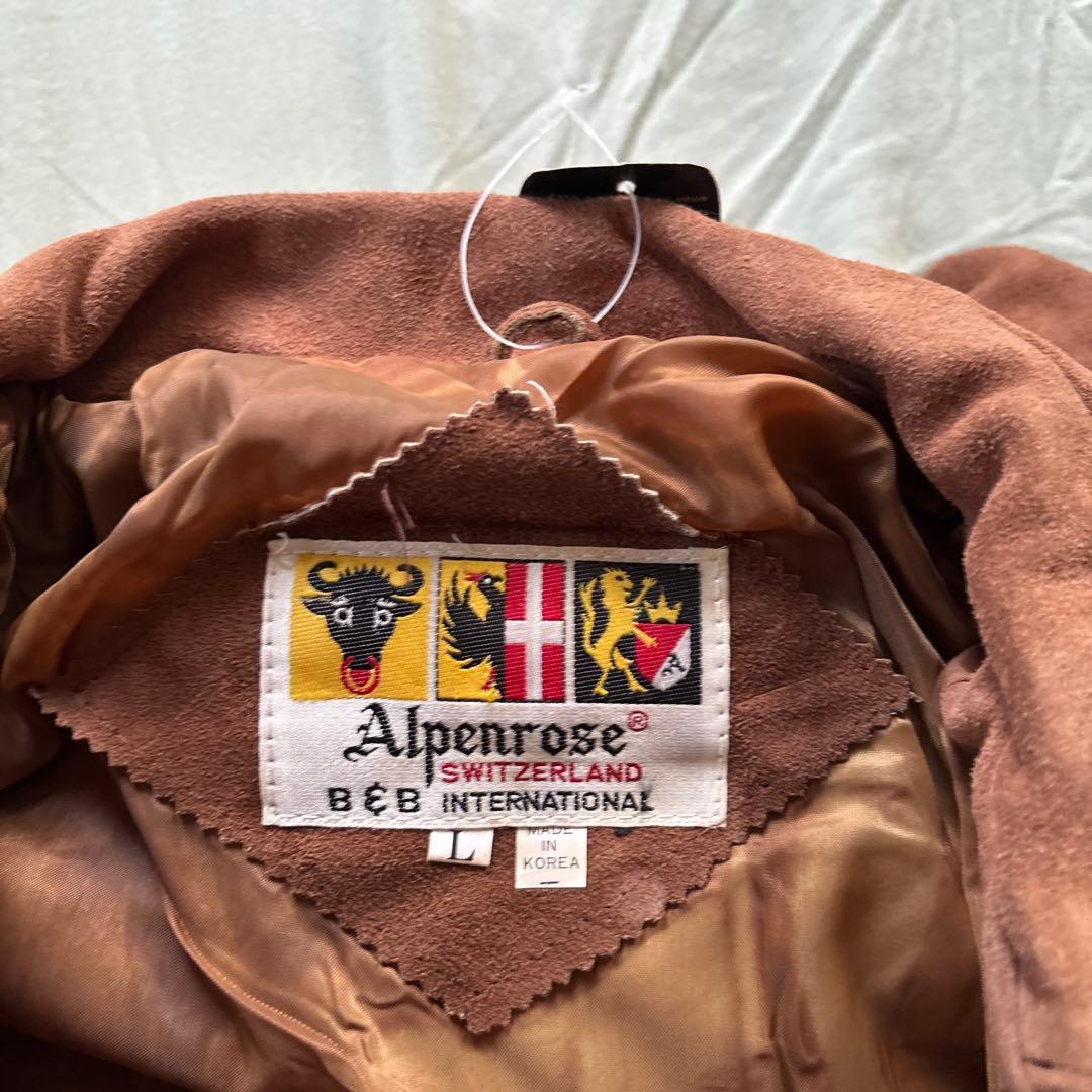 【90s】Alpenrose 3rd型 スウェード トラッカージャケット 本革