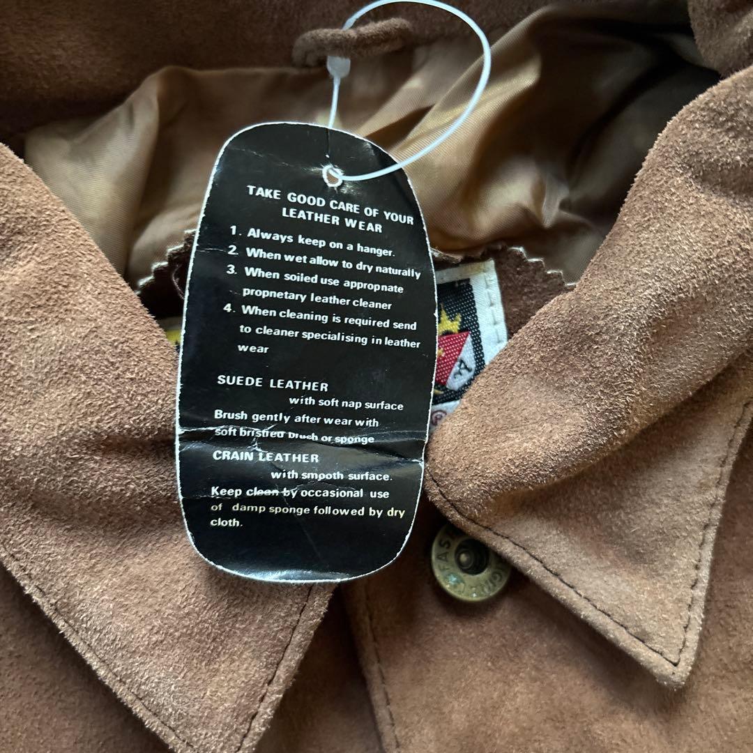 【90s】Alpenrose 3rd型 スウェード トラッカージャケット 本革