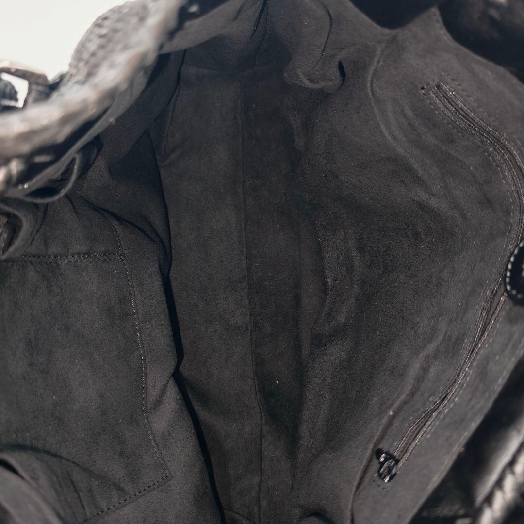 【美品 高級◎】パイソン トートバッグ ビジネス A4 肩掛け ヘビ革