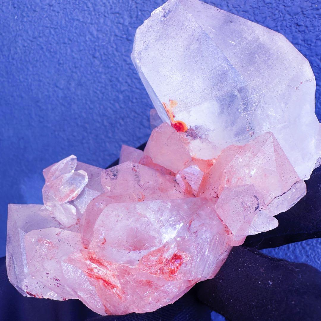 希少❗️超綺麗♡キラキラ☆超強いパワー ピンク ヒマラヤクラスター天然石A1432