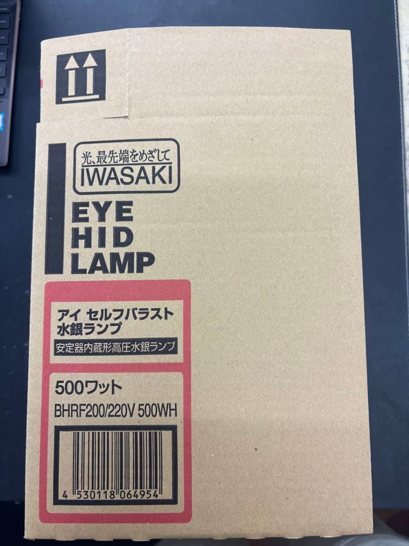 新品未使用 岩崎電気 アイセルフバラスト水銀ランプ BHRF 220V500WH