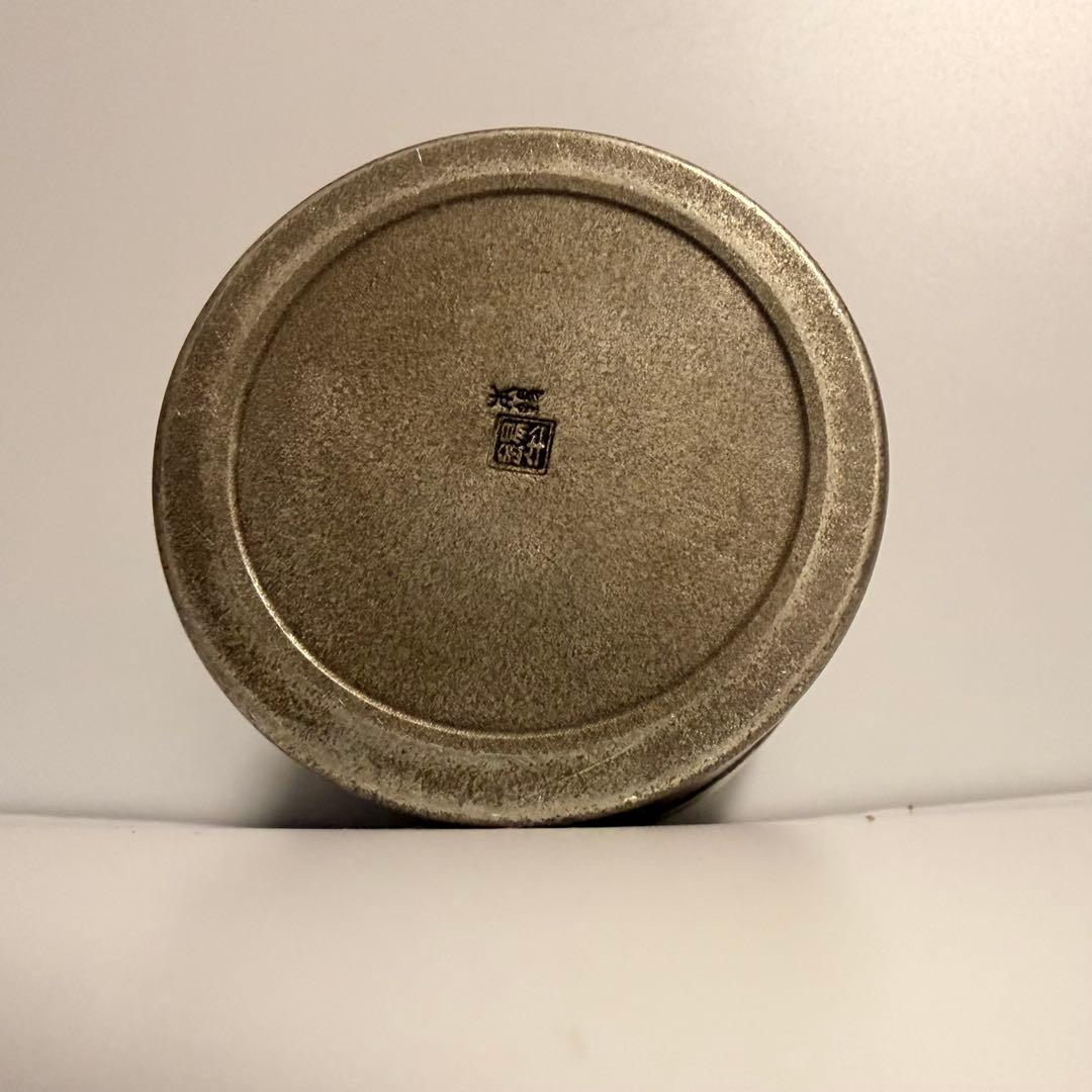 錫半 茶壺 本錫 茶入 茶道具
