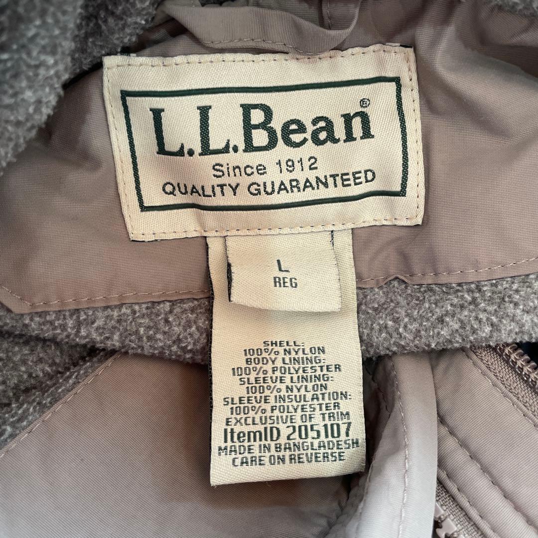 【L.L.Bean】ウォームアップジャケット フリース 中綿ナイロンジャケットL