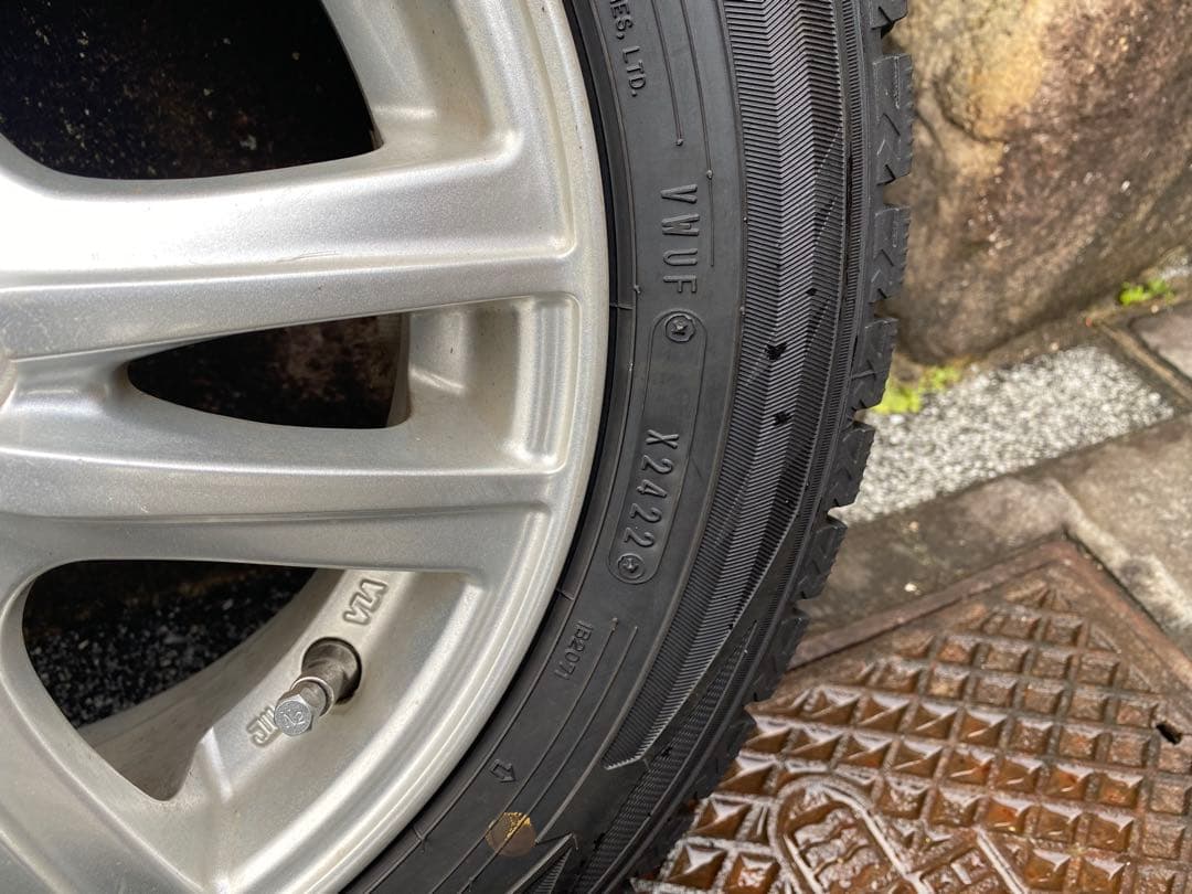 専用品155 65R13 ② スタッドレスアルミ　溝多め ダンロップ2本