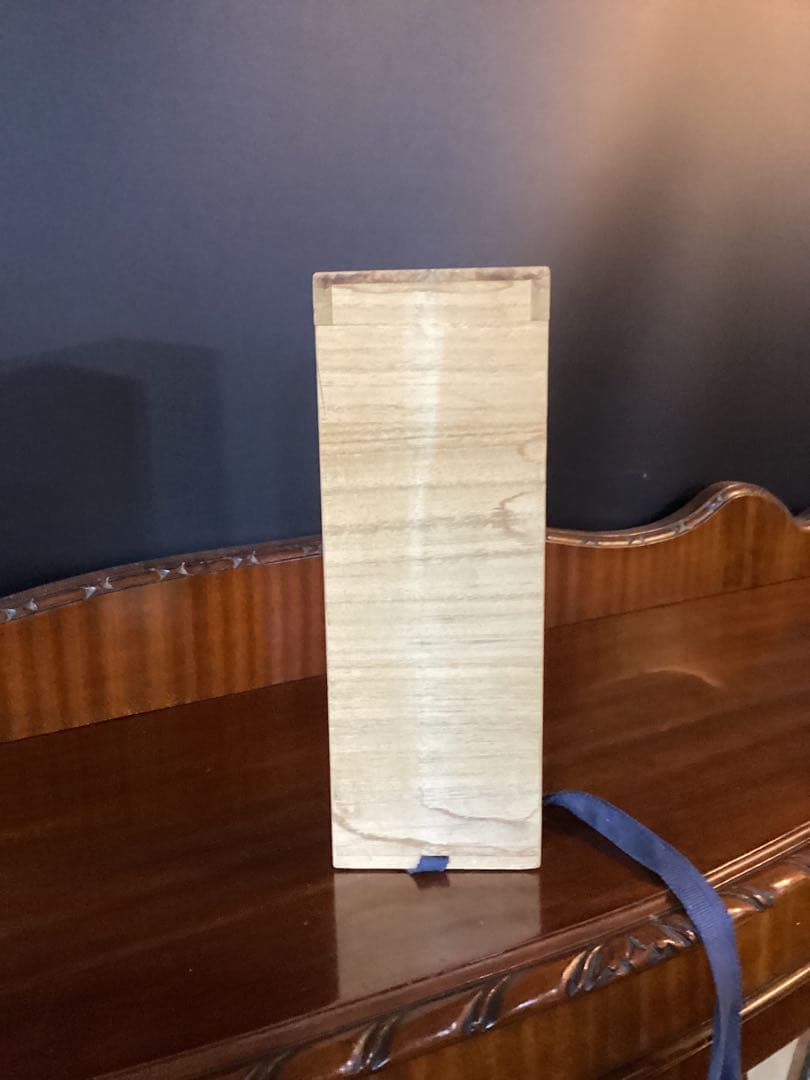 鋳銅 花入 瑞雲文本焼色 六角形 共箱付 一輪挿し