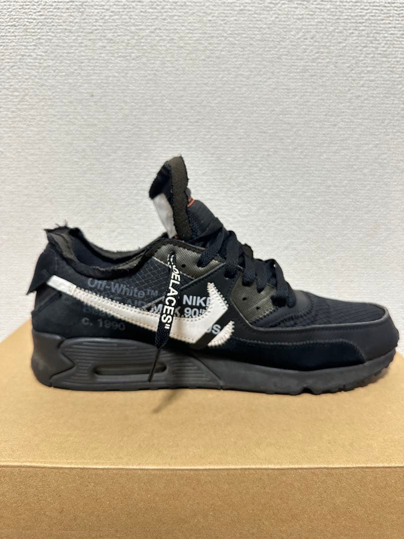 NIKE airmax90×off-white 27.5cm