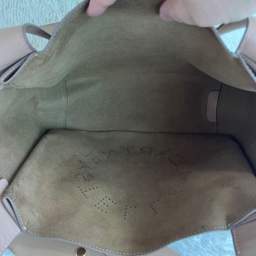 【レア】ステラマッカートニー トートバッグ ピンク ポーチ・カード付　モス