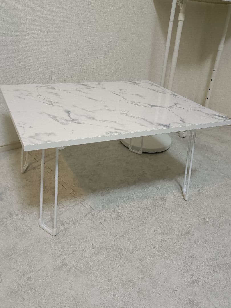 Francfranc フランフラン マーブル柄 ローテーブル