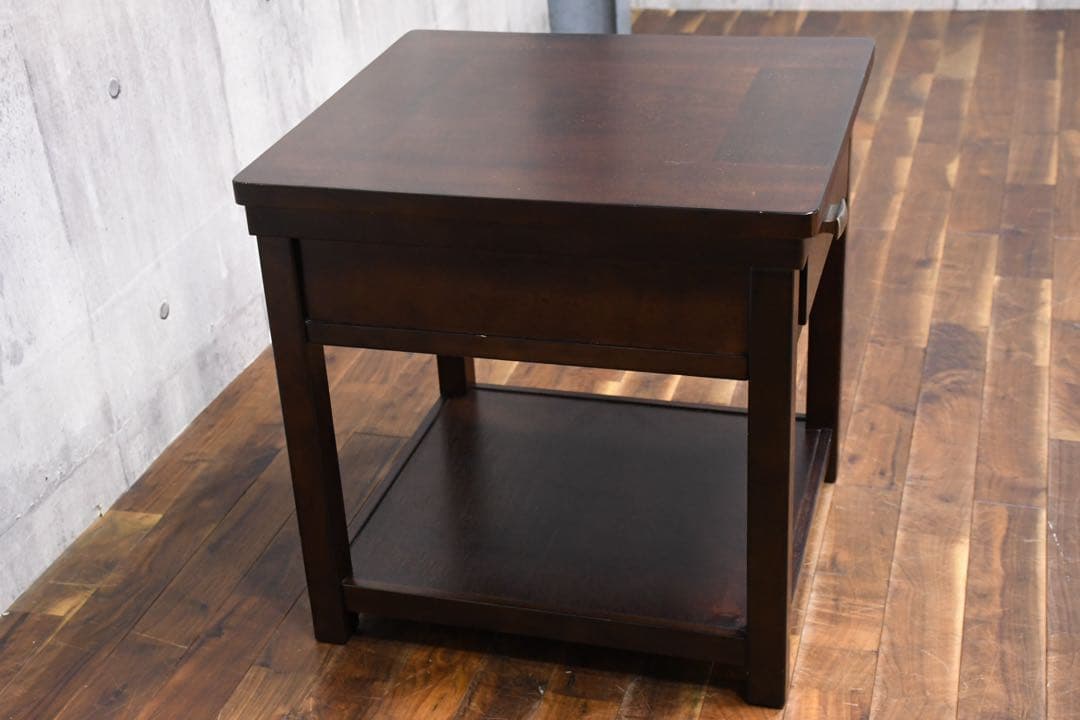 EIK65 アシュレイ T864-3 サイドテーブル ナイトテーブル 引出し付き