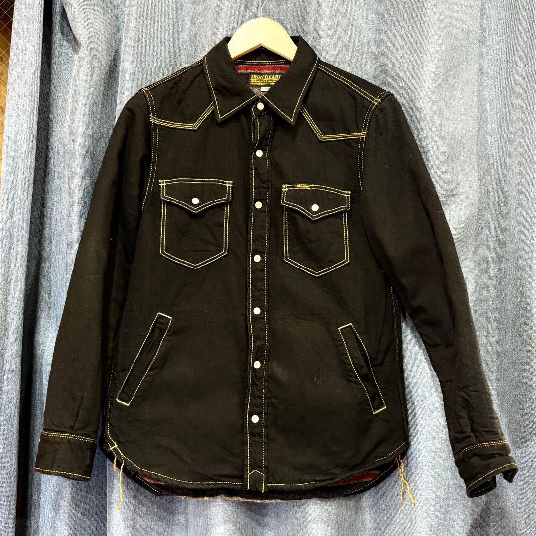 アイアンハートIRON HEARTブランケット裏地付きC.P.Oシャツ