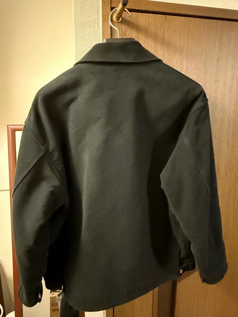 comoli モールスキンジップアップジャケット