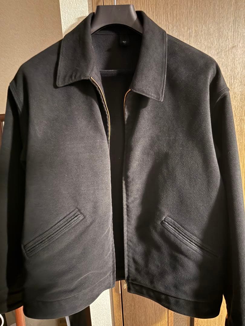 comoli モールスキンジップアップジャケット