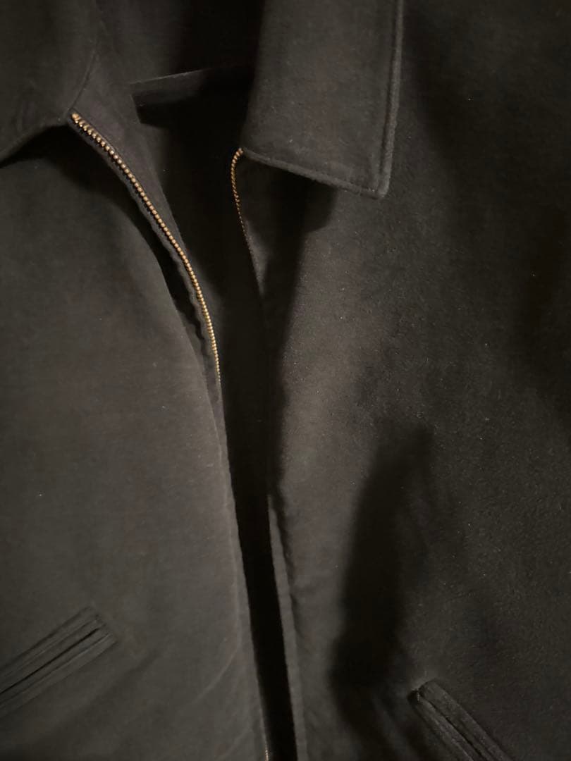 comoli モールスキンジップアップジャケット